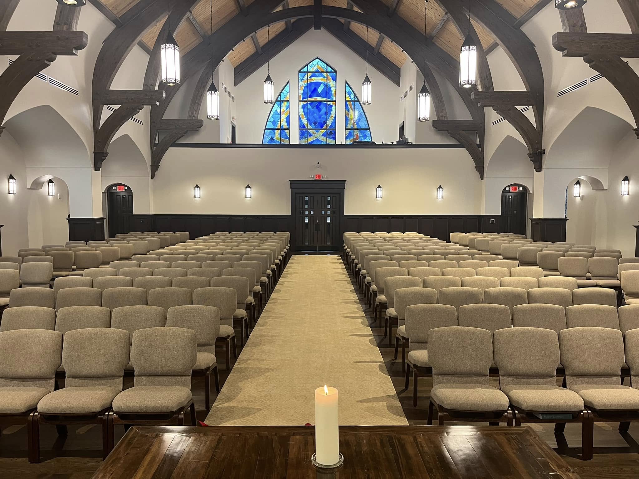 Inside the sanctuary at Grace